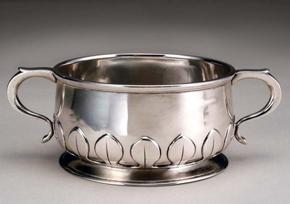 Silver Wine bottle coaster
